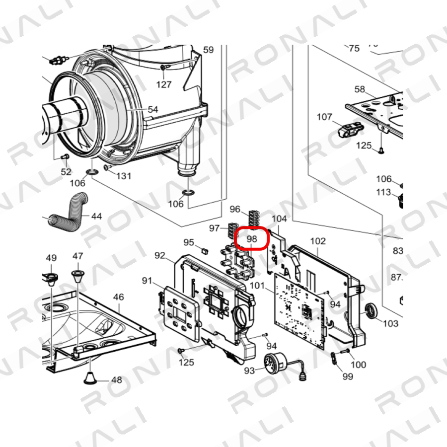 Immergas silikoninė klaviatūra